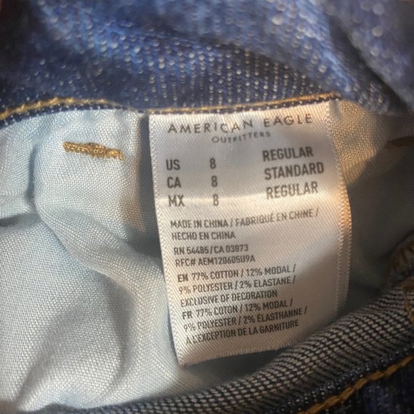 American Eagle Denim Mom Skirt | Size 8 Regular - Picture 7 of 7